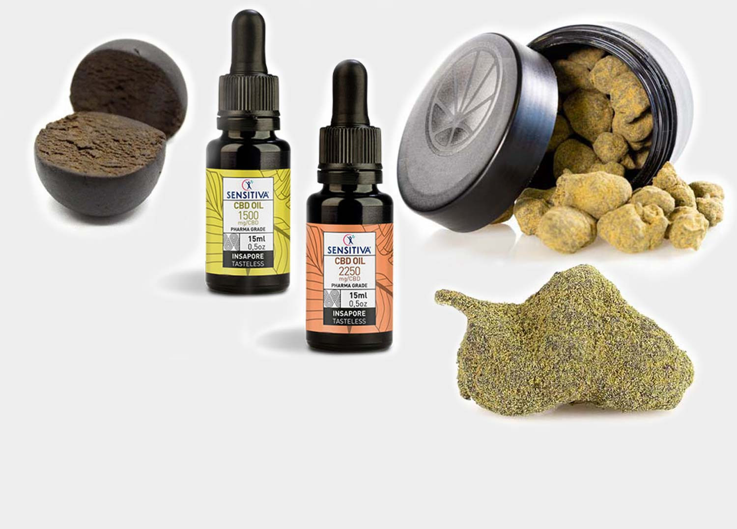 Flores CBD y superalimentos